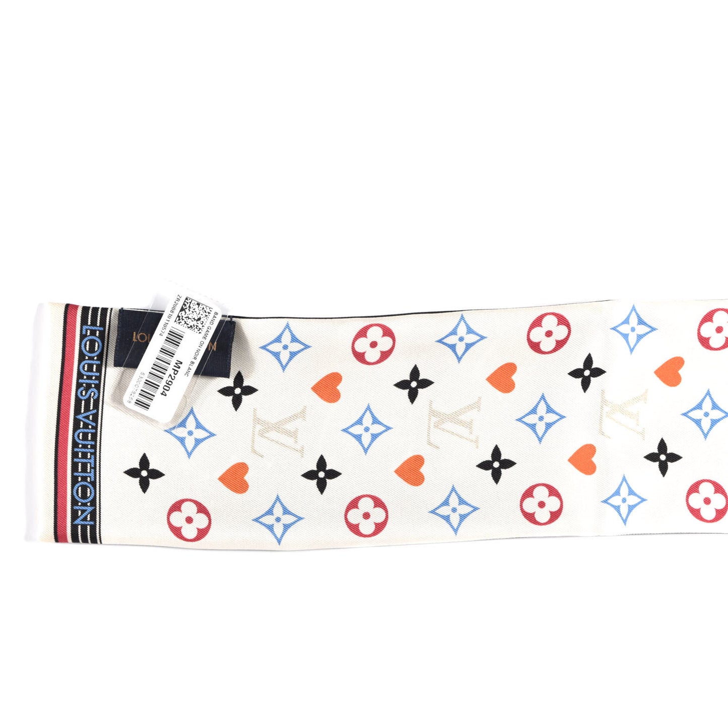 Silk Game On Bandeau Black White