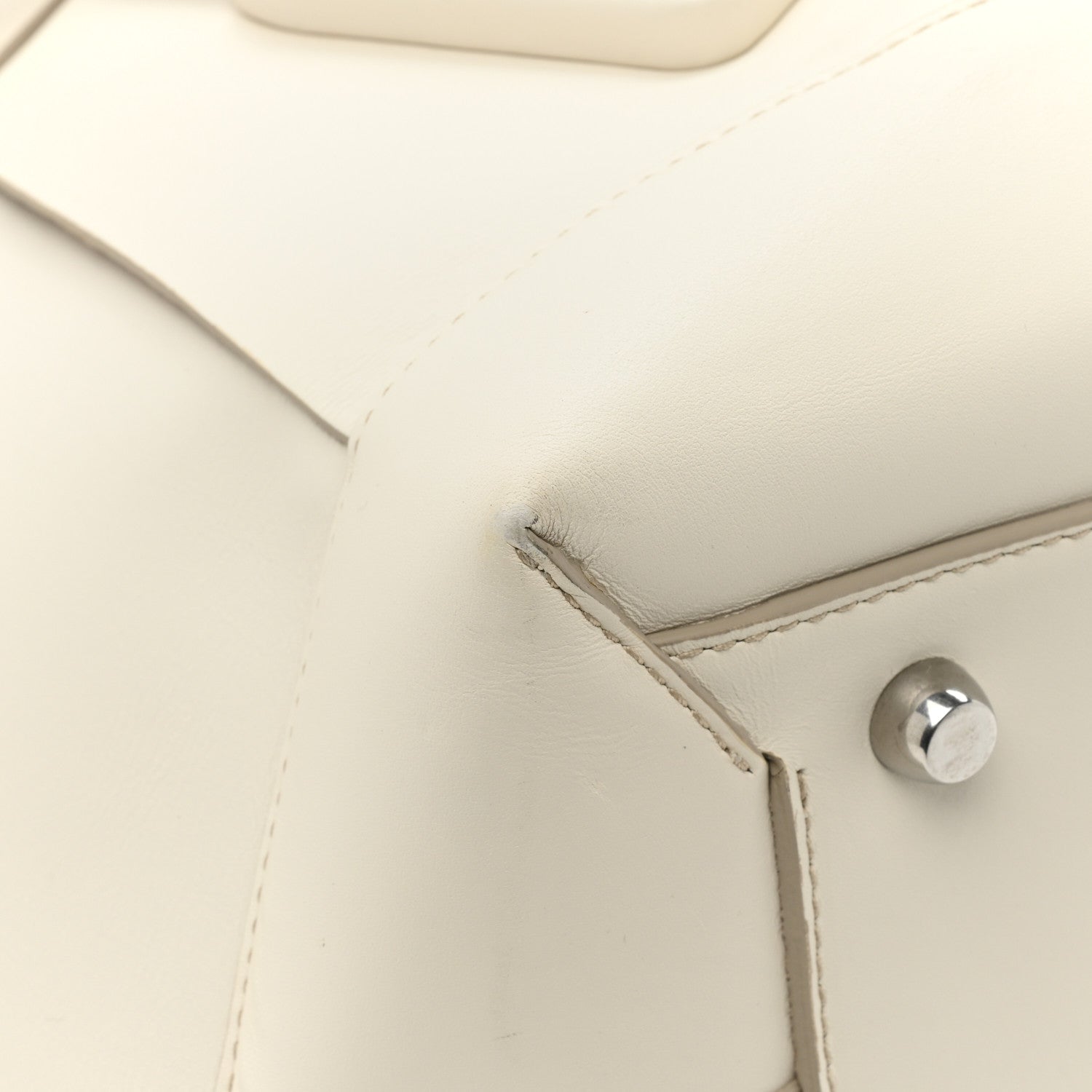 Bottega Veneta French Calfskin Maxi Intrecciato Large Arco Bianco 12 of 13