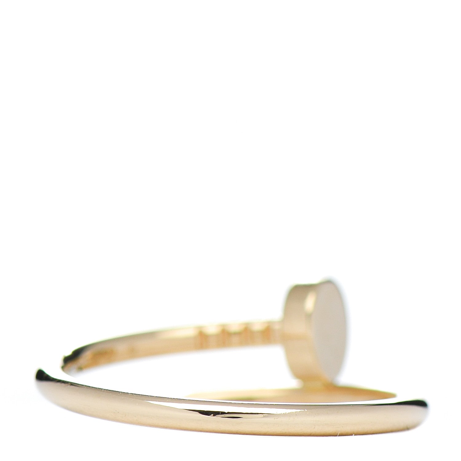 Cartier 18K Yellow Gold Small Juste Un Clou Ring 55 7.25 3 of 5