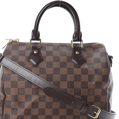 Louis Vuitton Damier Ebene Speedy Bandouliere 25 7 of 11