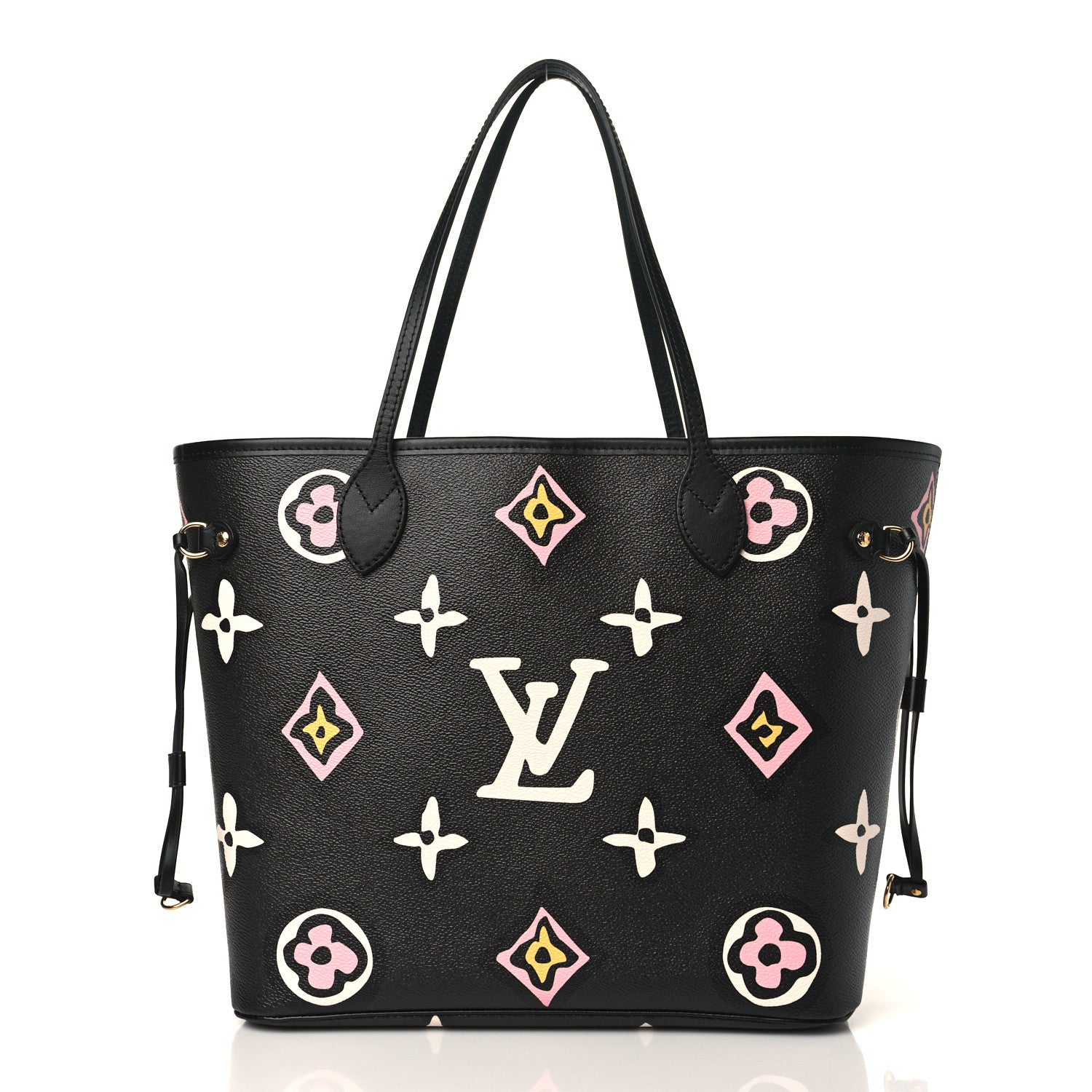 Louis Vuitton Monogram Giant Wild At Heart Neverfull MM Black 3 of 10