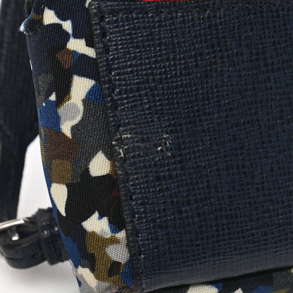Fendi Nylon Vitello Elite Flamingo Fox Nutria Fur Lightning Monster Eyes Mini Backpack Charm Multicolor 9 of 9