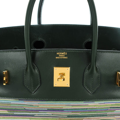 Hermes Box Vibrato Birkin 35 Vert Fonce 22 of 22