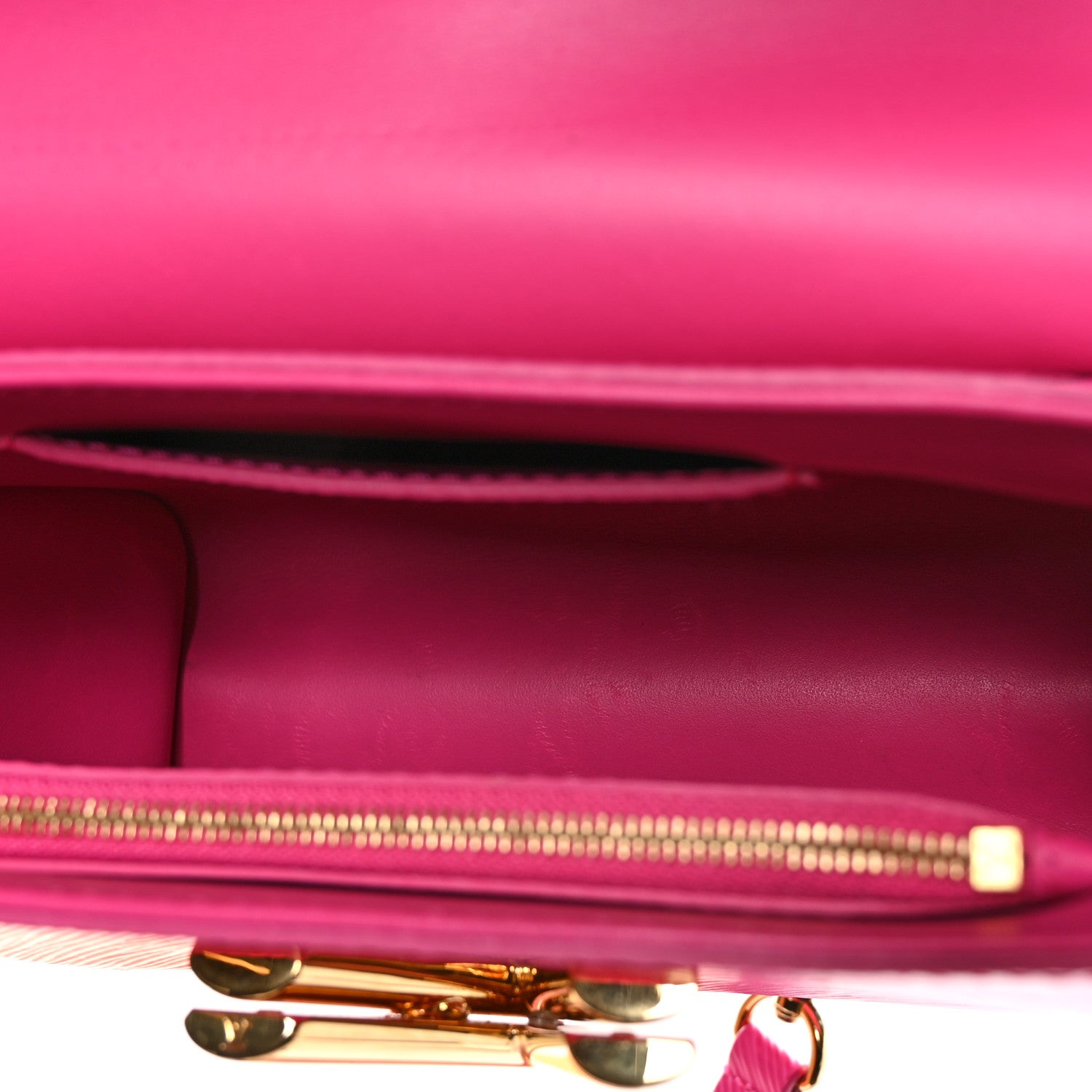 Louis Vuitton Epi Twist Braided Chain Shoulder Bag PM Rose Miami Pink 6 of 13