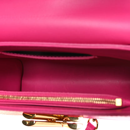 Louis Vuitton Epi Twist Braided Chain Shoulder Bag PM Rose Miami Pink 6 of 13