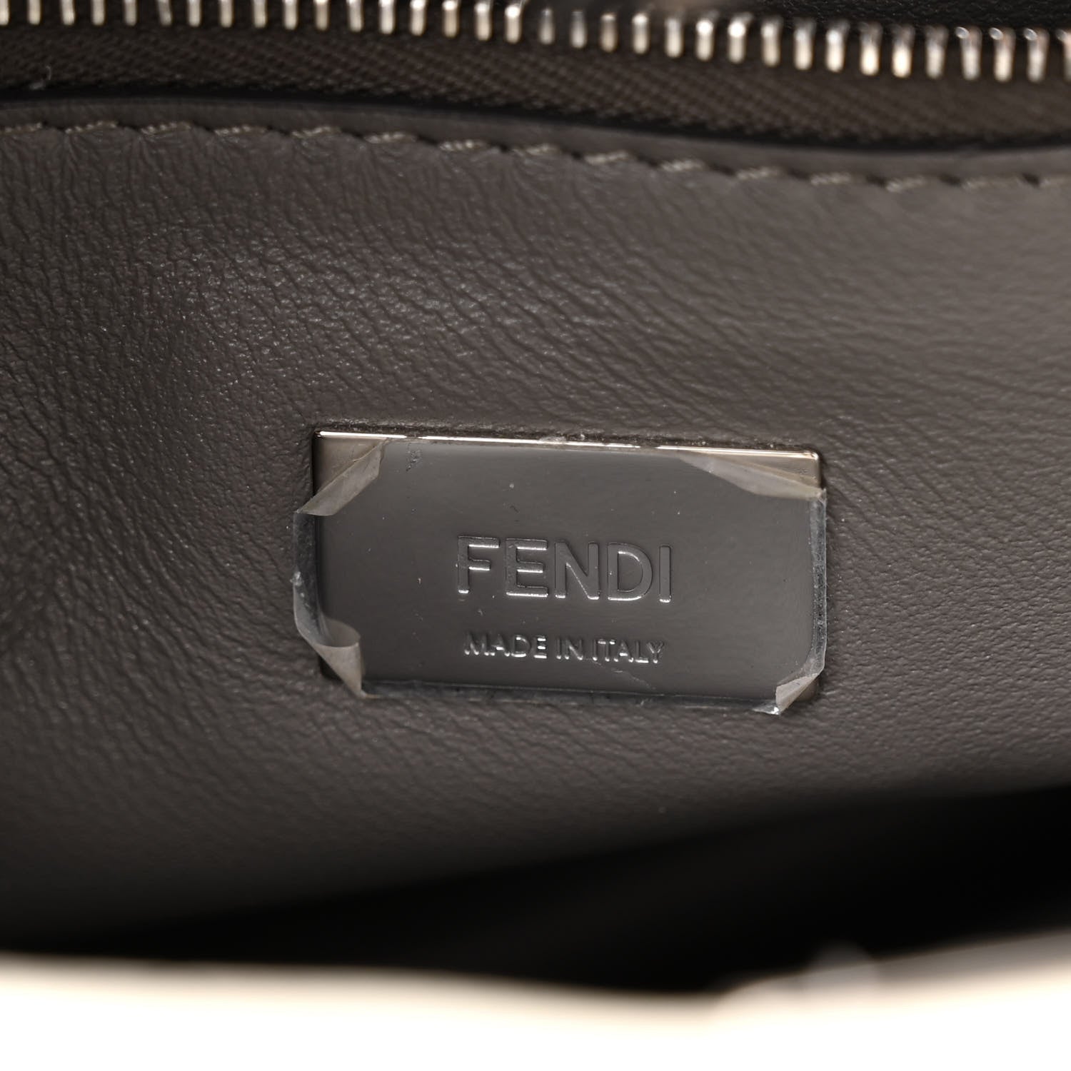 Fendi Lizard Togo Shiny Nappa Mini Peekaboo Iconic Satchel Roccia 6 of 12