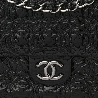 Chanel Vinyl Rock In Moscow Single Flap Black 8 of 10