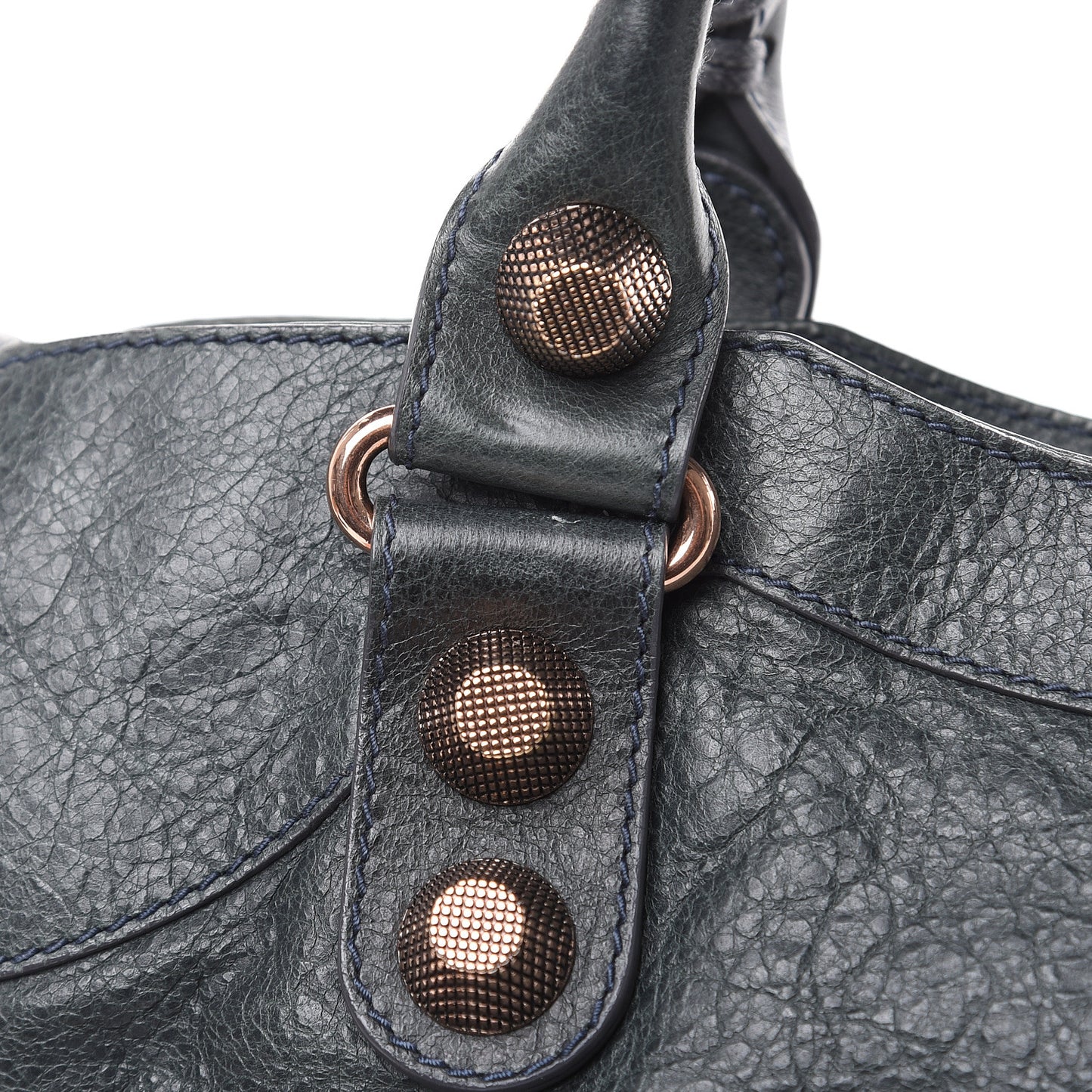 Agneau Giant 21 Rose Gold Hardware City Anthracite