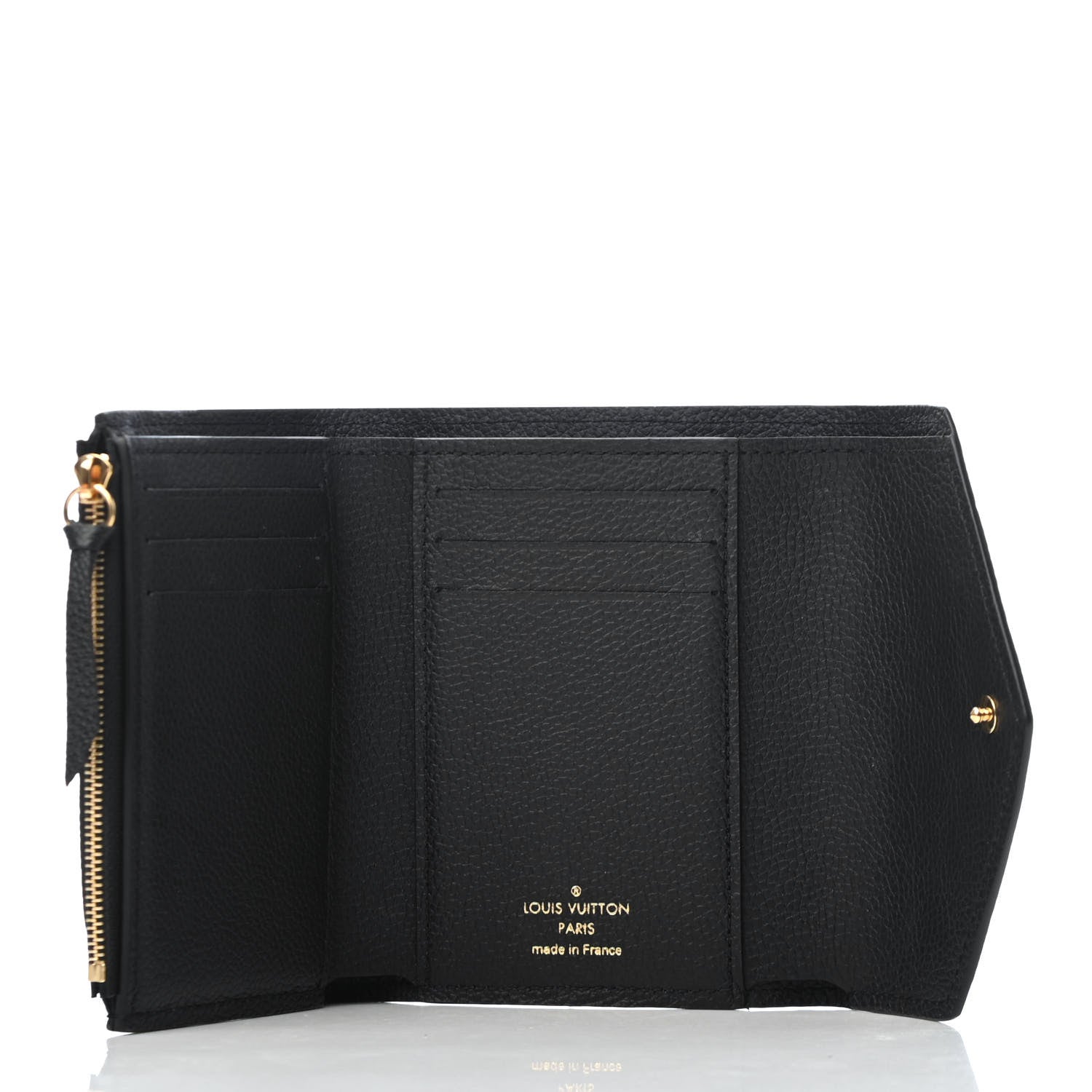 Louis Vuitton Empreinte Victorine Wallet Black 5 of 8