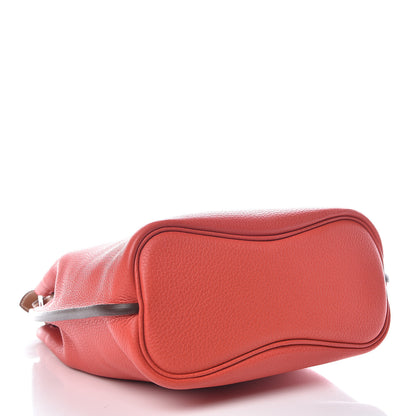 Hermes Taurillon Clemence Barenia So Kelly 22 Rouge Pivoine Fauve 4 of 9