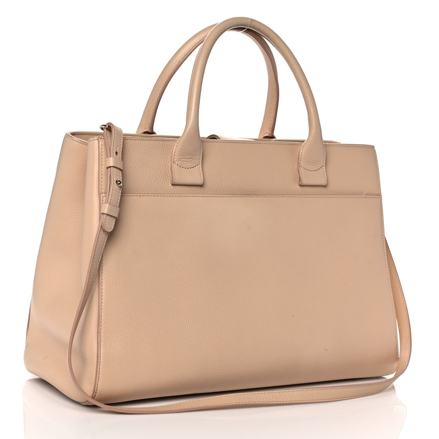 Chanel Grained Calfskin Medium Neo Executive Shopper Tote Beige 3 of 11