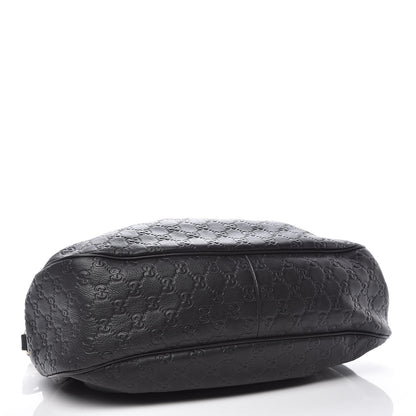 Gucci Guccissima Medium Sukey Hobo Black 4 of 9