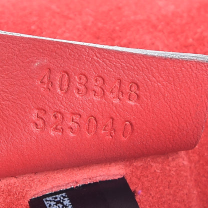 Gucci GG Supreme Monogram Suede Cudu Medium Dionysus Shoulder Bag Beige Ebony Vulcanic Red 8 of 15
