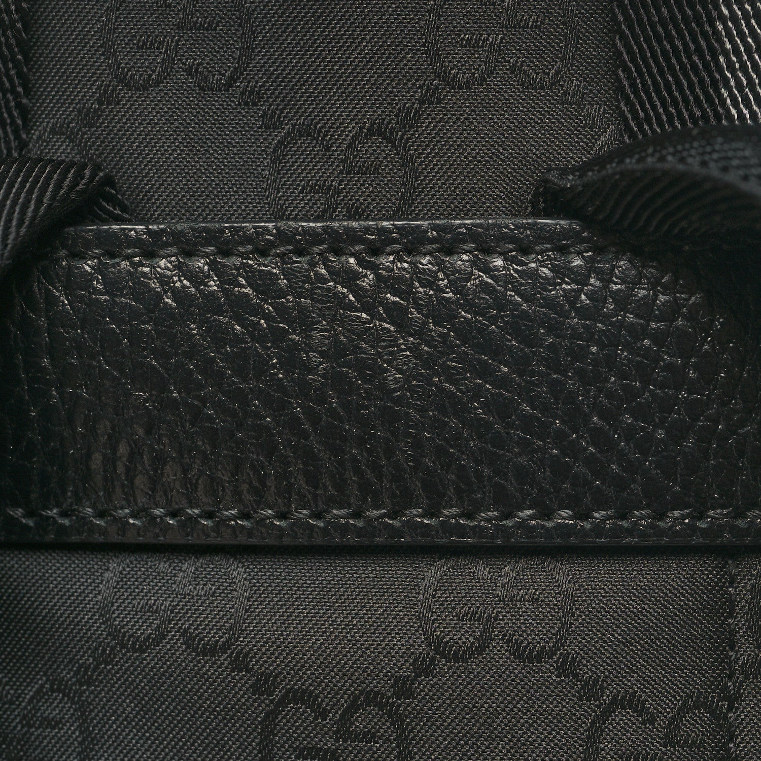 Gucci Nylon Monogram Slim Backpack Black 11 of 11