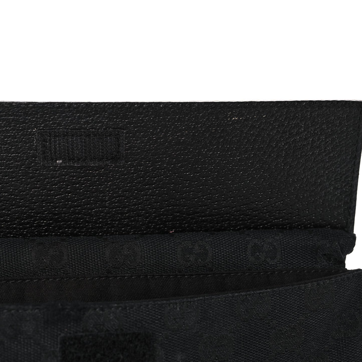 Monogram Web Belt Pouch Bag Black
