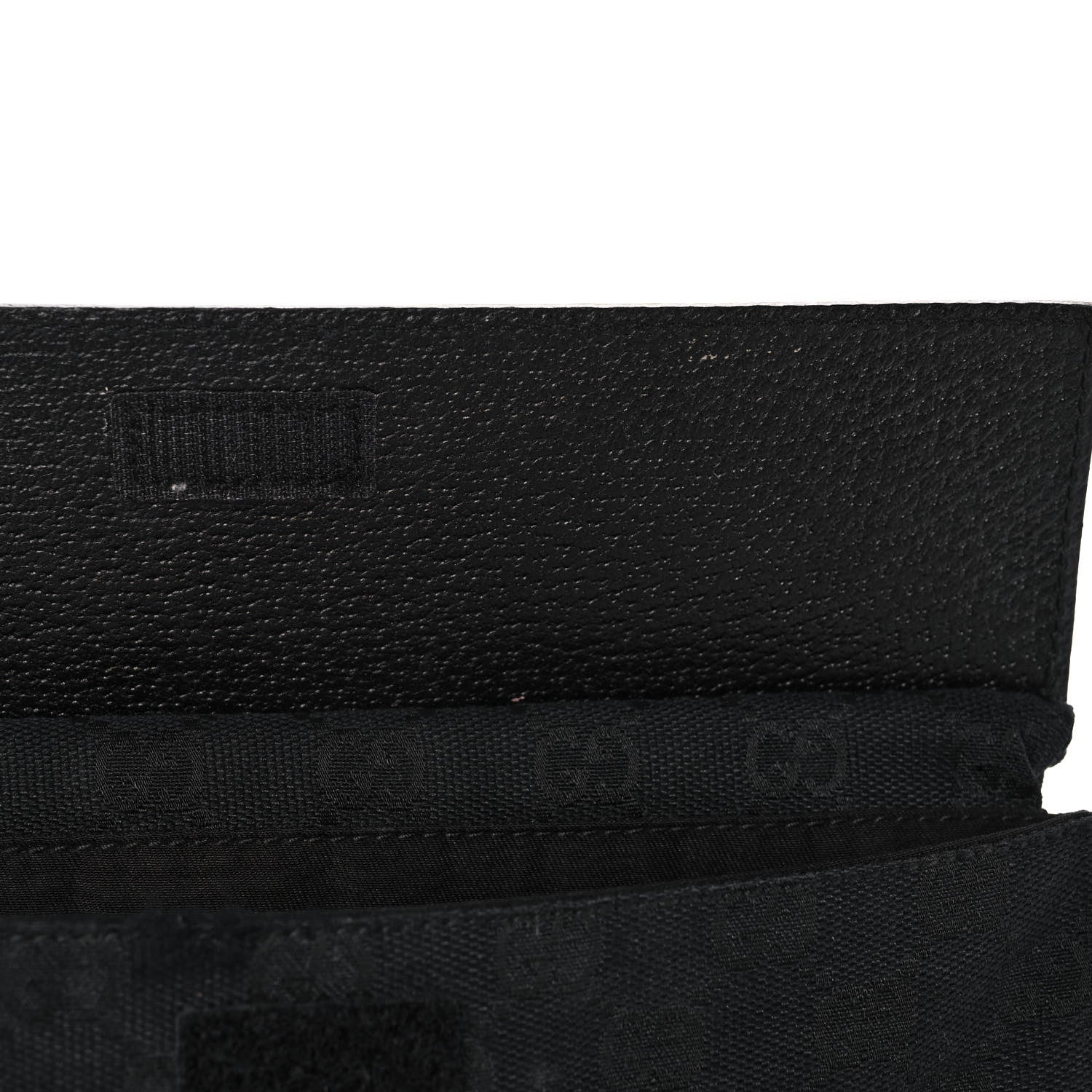 Gucci Monogram Web Belt Pouch Bag Black 12 of 12