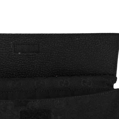 Gucci Monogram Web Belt Pouch Bag Black 12 of 12