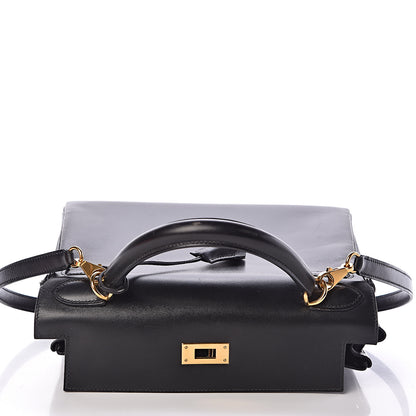 Hermes Box Kelly Retourne 28 Black 10 of 43