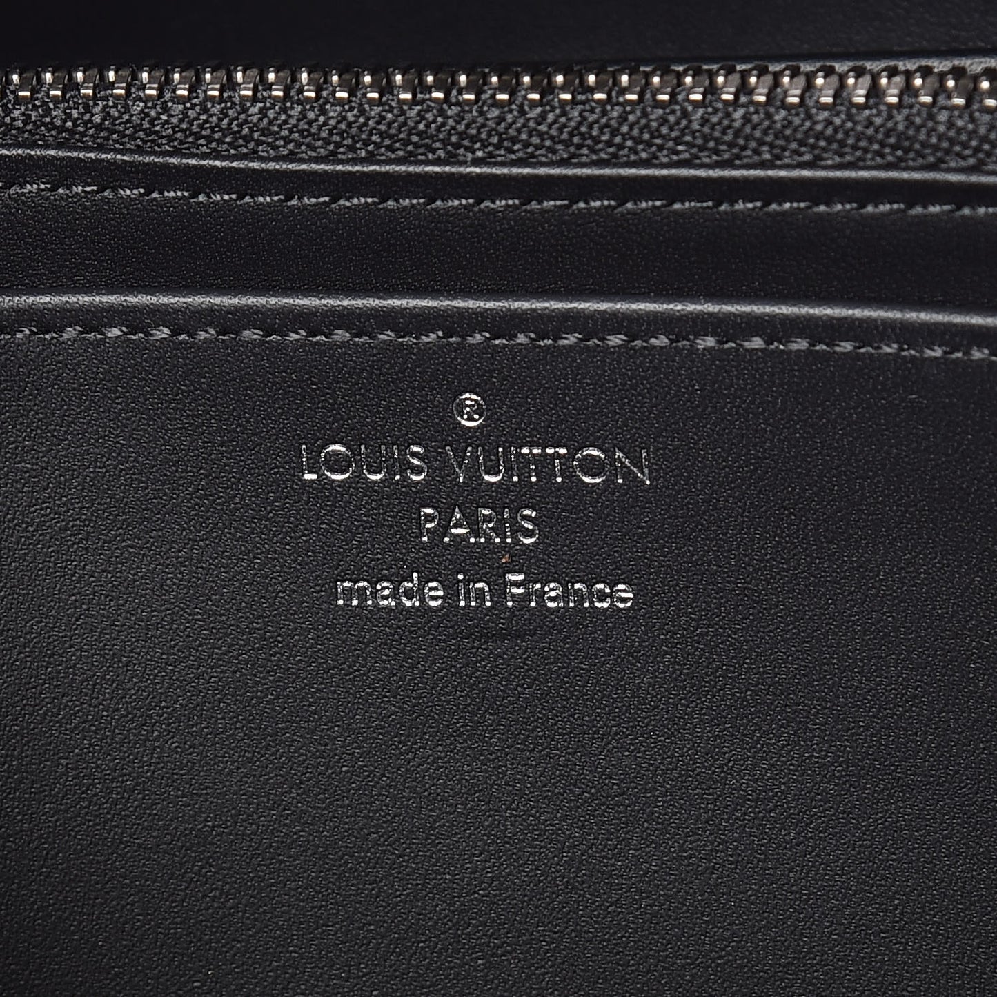 Calfskin Graphic Print Twist Wallet