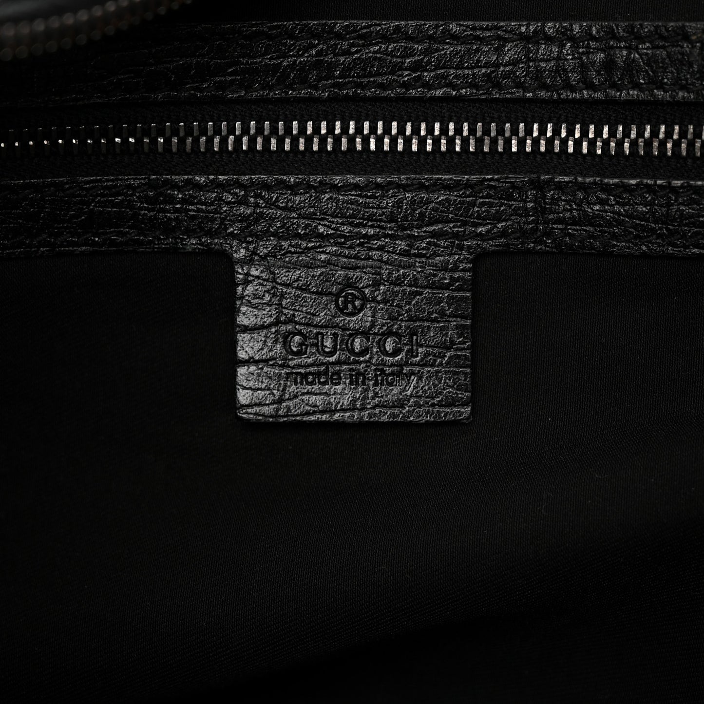 Monogram Medium Horsebit Chain Hobo Black