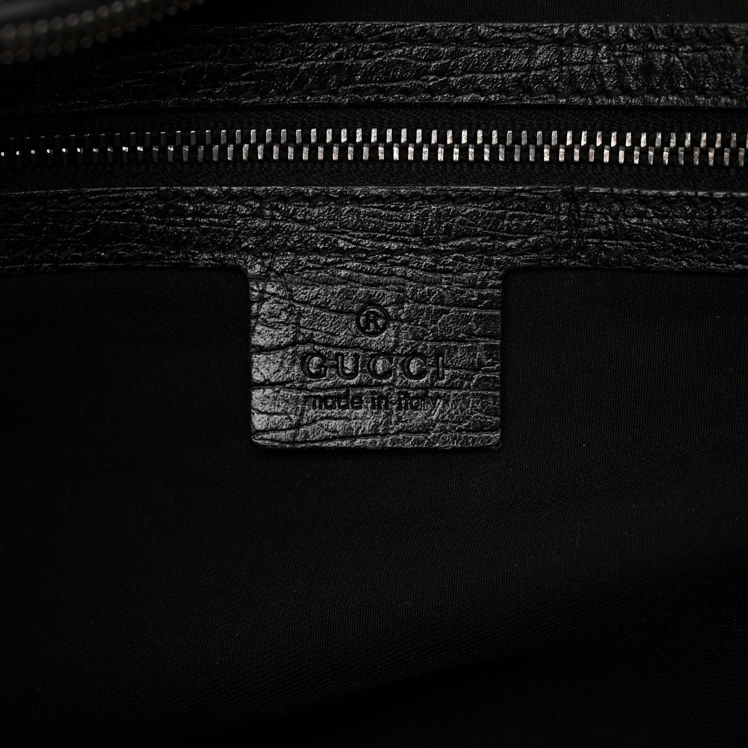 Gucci Monogram Medium Horsebit Chain Hobo Black 6 of 13
