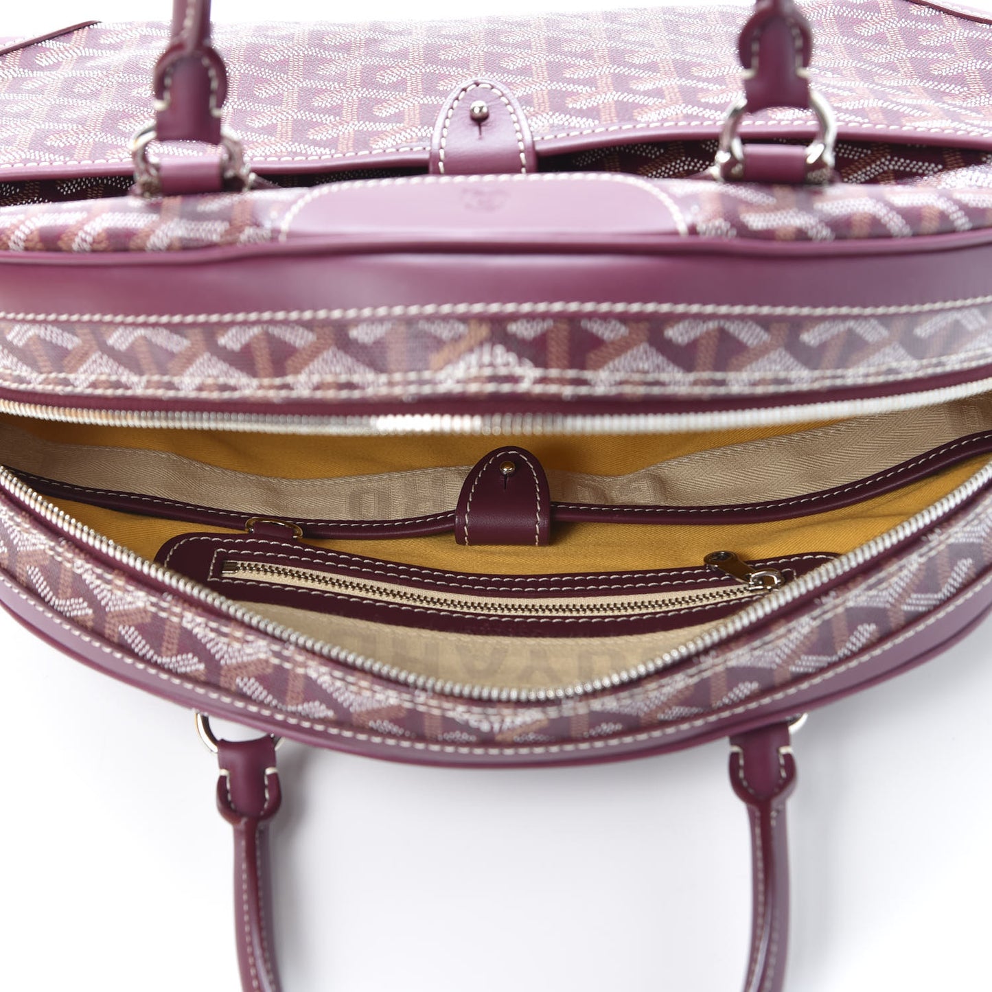 Goyardine Saint Jeanne MM Bowler Burgundy