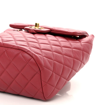 Chanel Calfskin Quilted Mini Urban Spirit Backpack Red 10 of 11