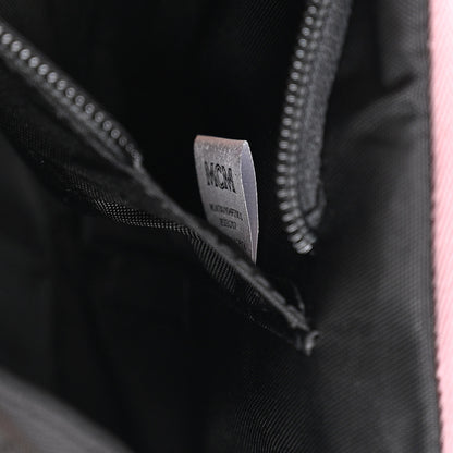 MCM Visetos Traveler Cabin Trolley Suitcase Pink 5 of 12