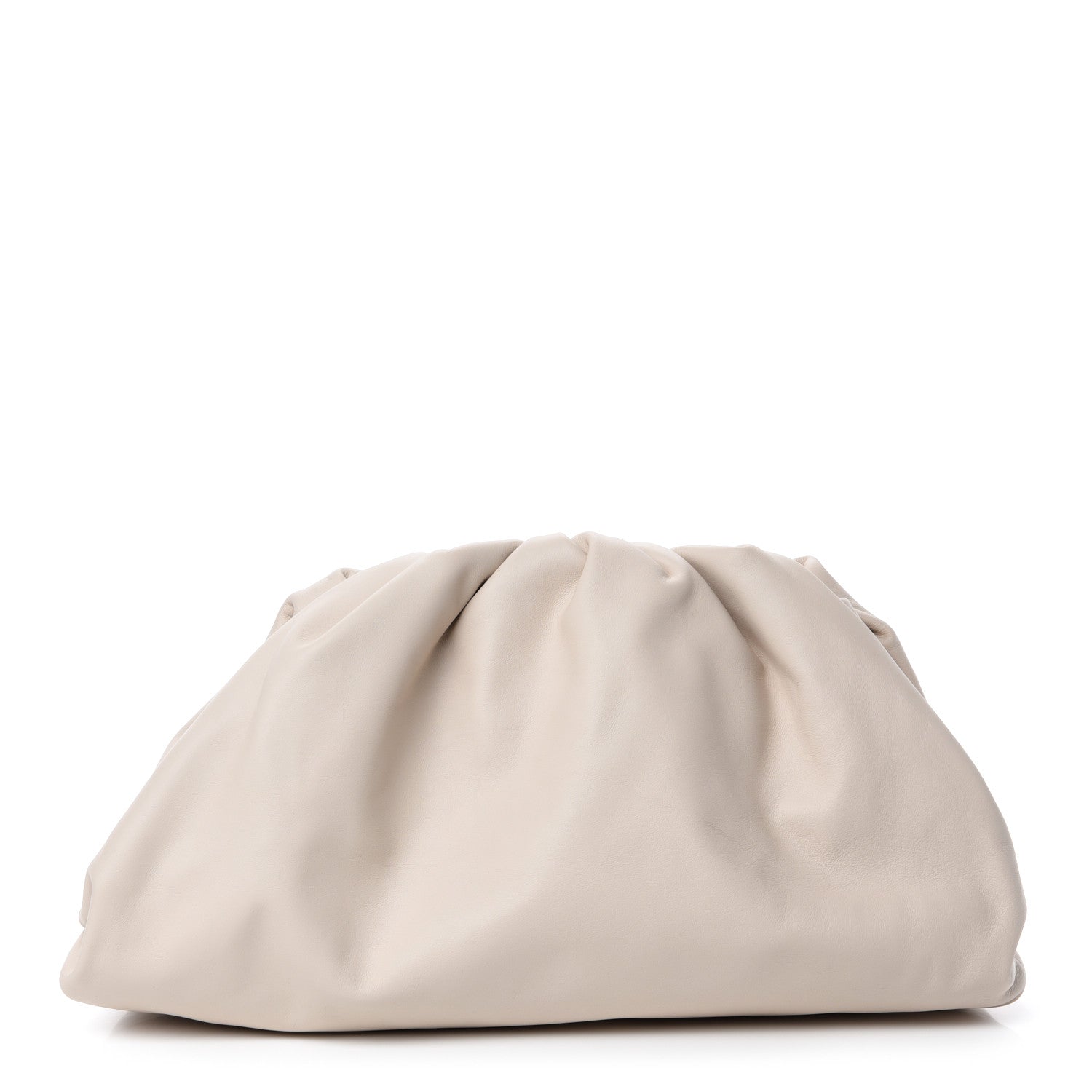 Bottega Veneta Smooth Butter Calf The Pouch Oversized Clutch Mist 1 of 10