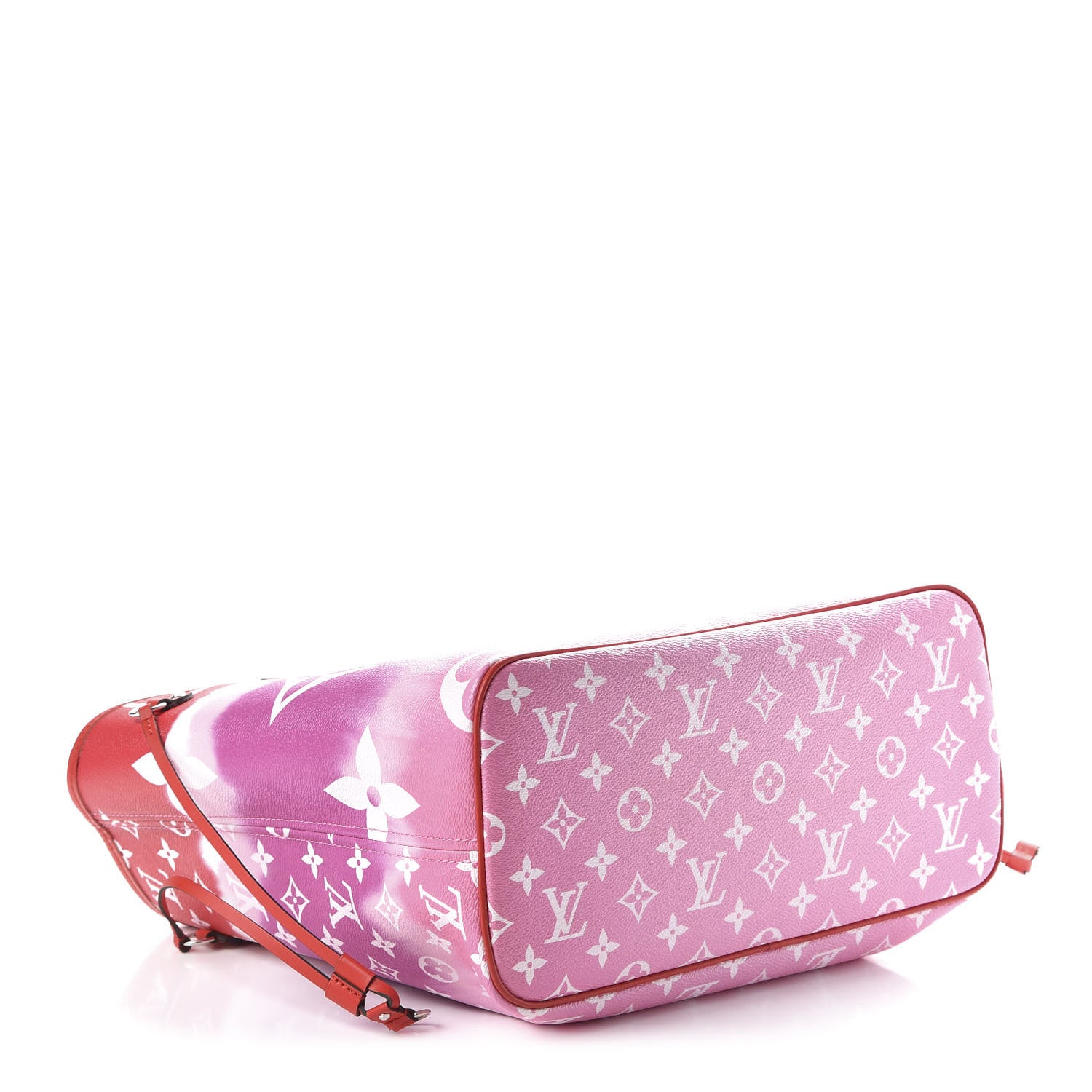 Louis Vuitton Monogram Escale Neverfull MM Rouge 3 of 9
