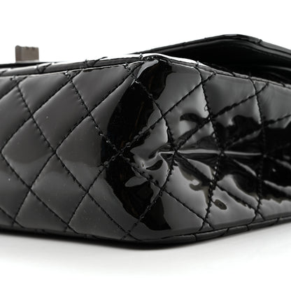 Chanel Patent Calfskin Quilted 2.55 Reissue 225 Flap So Black 9 of 10