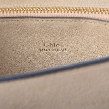 Chloe Suede Calfskin Medium Faye Shoulder Bag Carbon Grey 6 of 6
