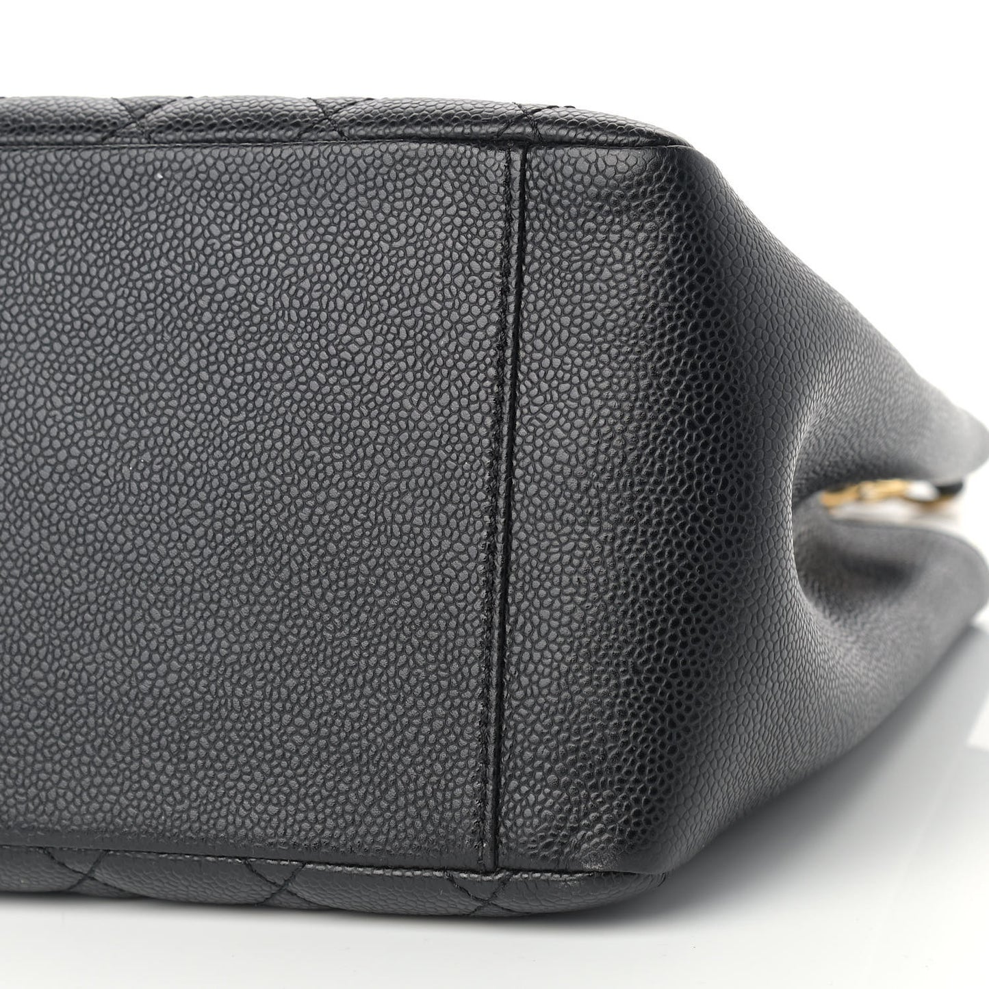 Caviar Quilted Grand Shopping Tote GST Black