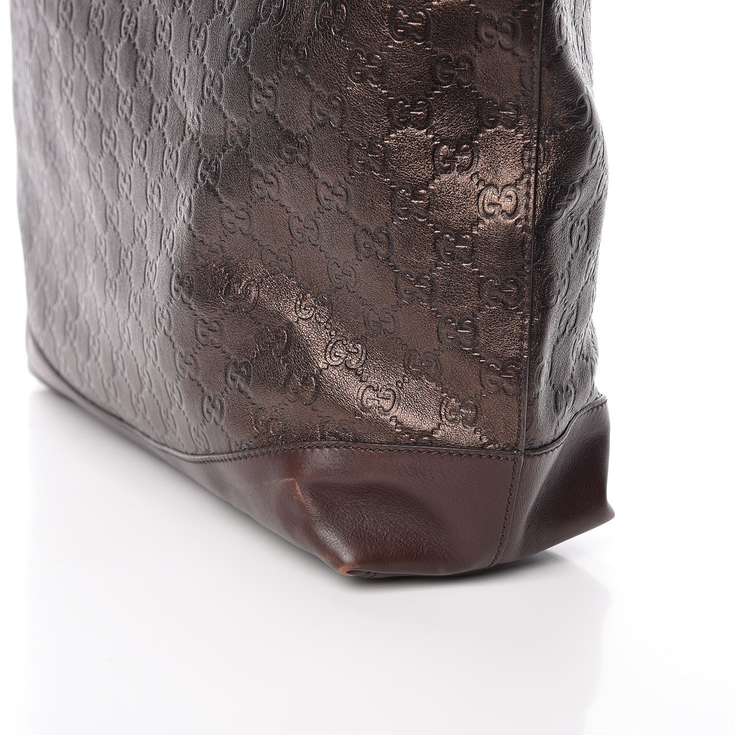 Gucci Guccissima Large Tote Bronze 16 of 18