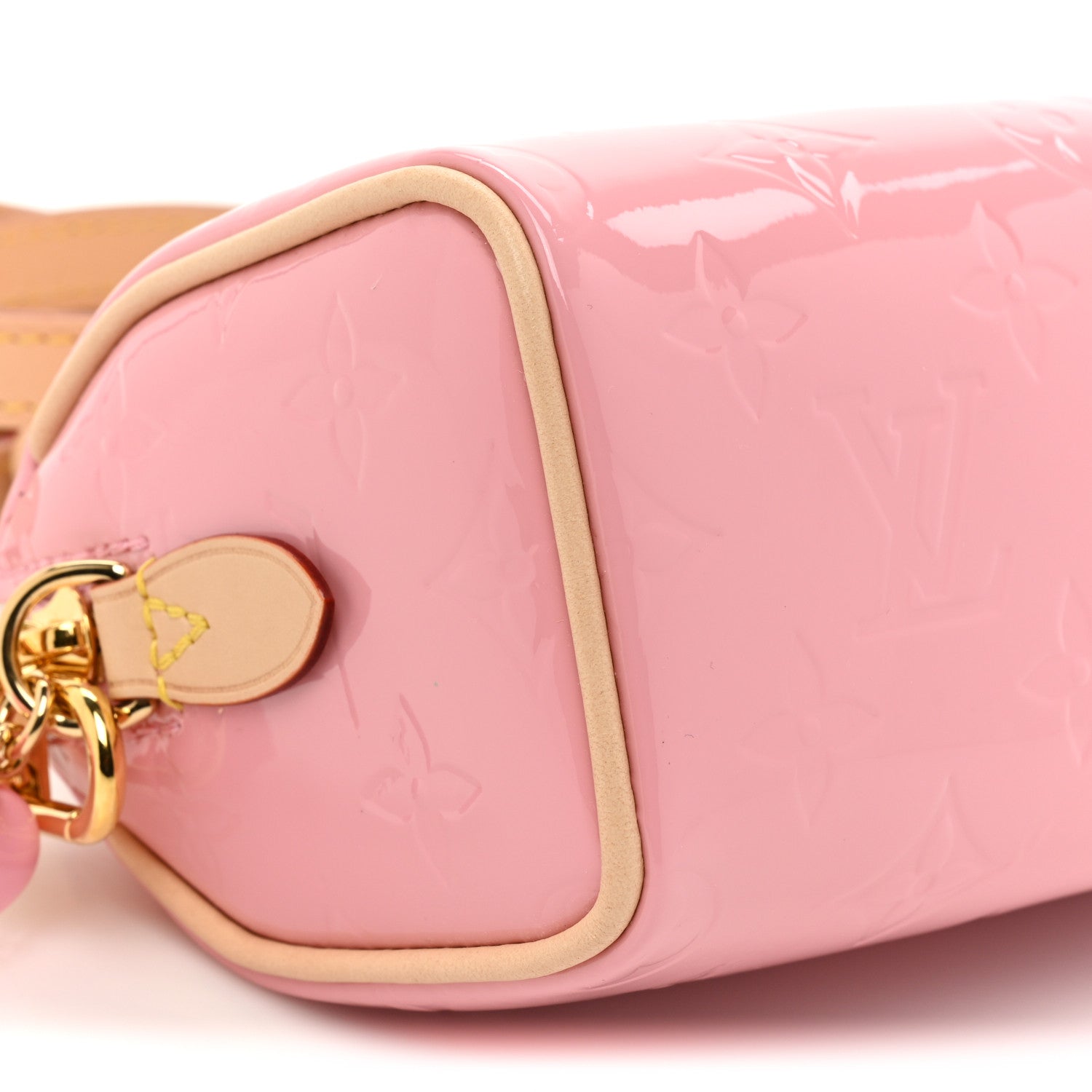 Louis Vuitton Vernis Monogram Nano Speedy Mochi Pink 8 of 11