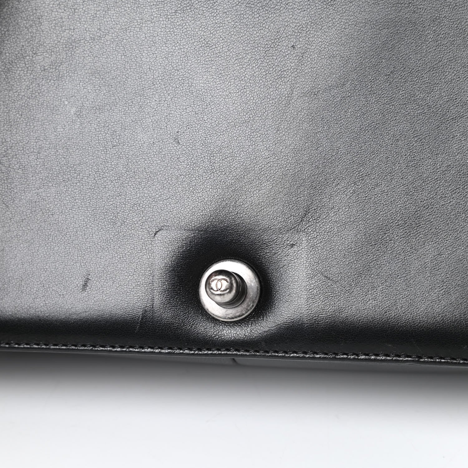 Chanel Lambskin Quilted Medium Boy Flap Black 13 of 17