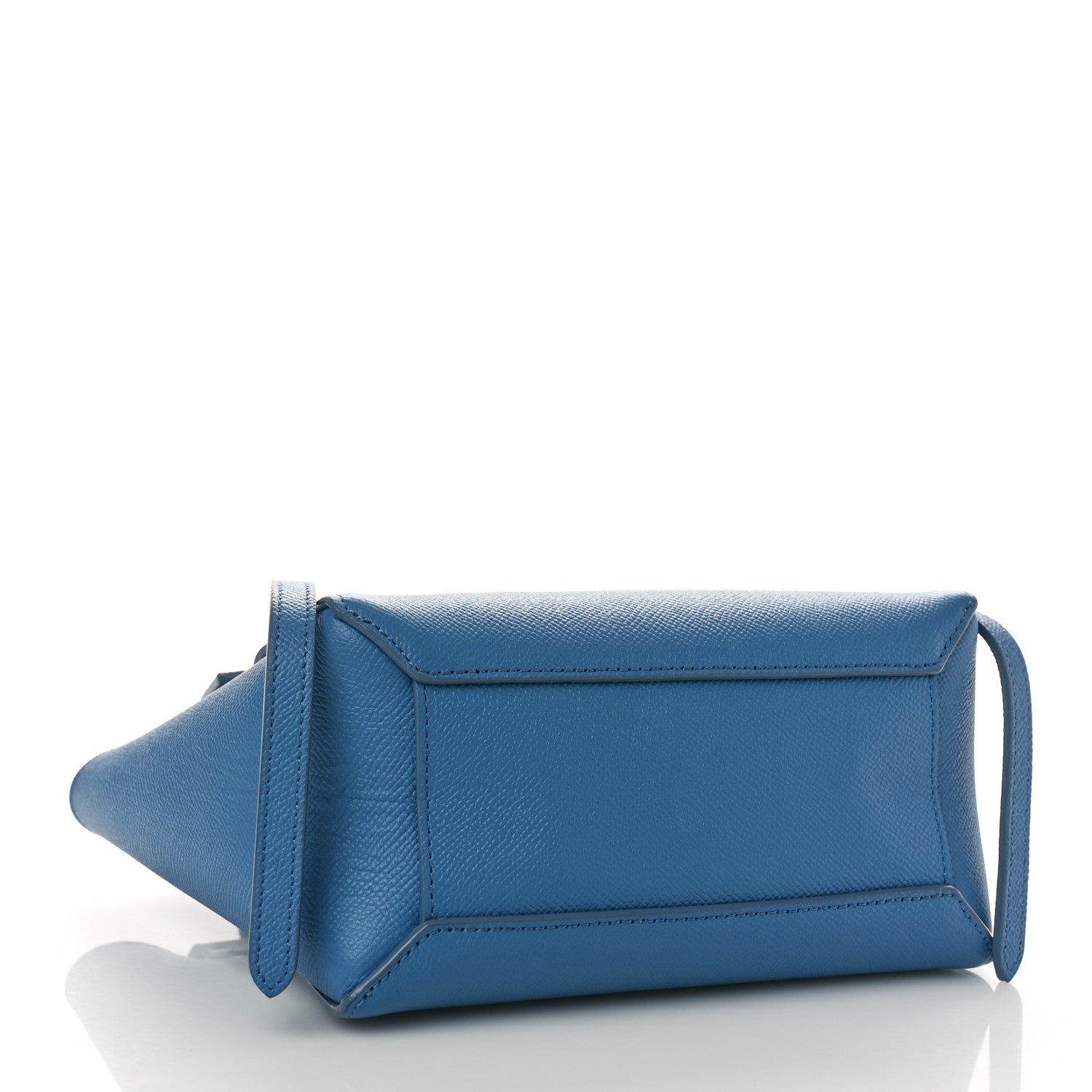 Celine Grained Calfskin Nano Belt Bag Azure 4 of 7