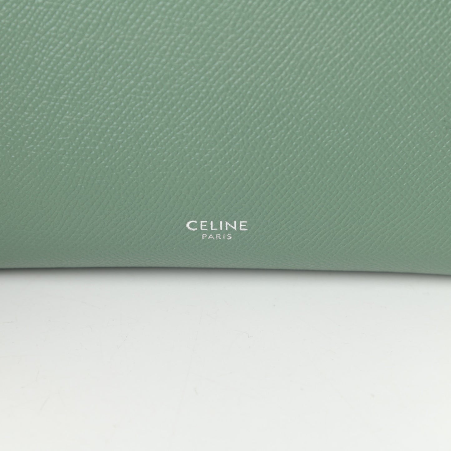 Grained Calfskin Nano Belt Bag Celadon