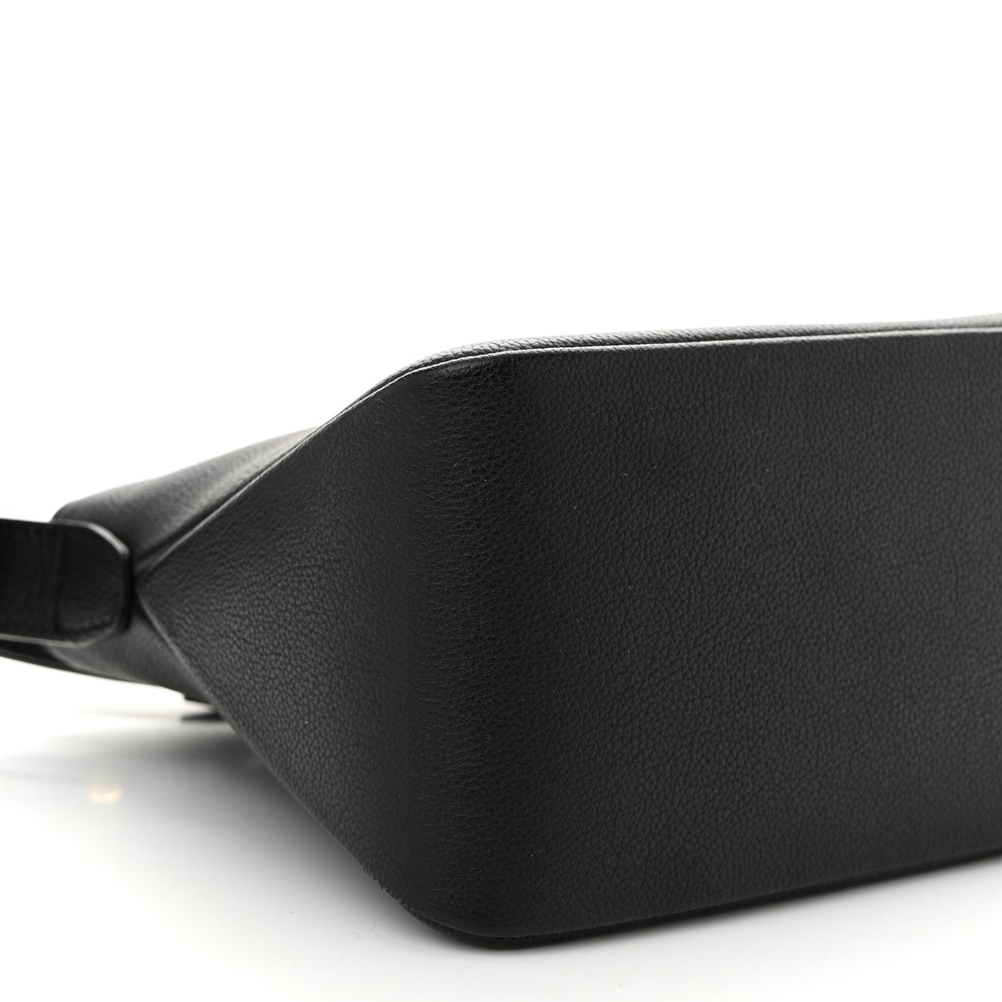 Grained Calfskin Mini TF Hobo Black