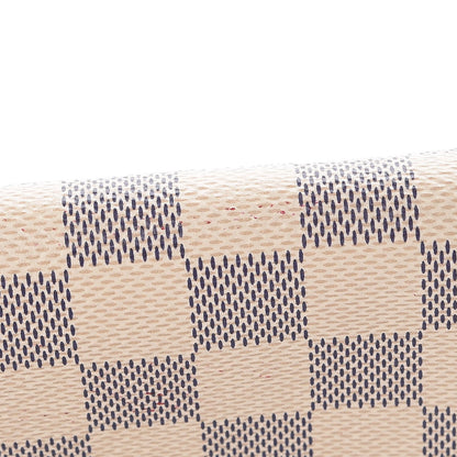 Louis Vuitton Damier Azur Pochette Felicie Chain Wallet Rose Ballerine 9 of 9