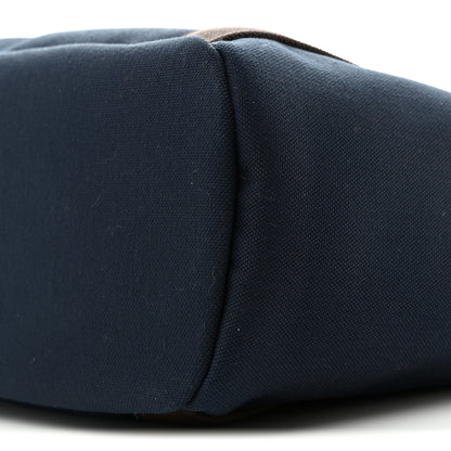 Hermes Canvas The Grooming Bag Bleu Navy Feu 11 of 14