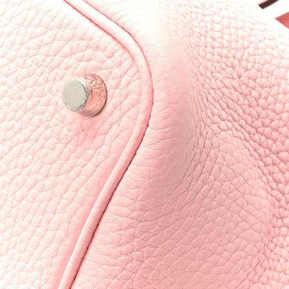 Hermes Taurillon Clemence Picotin Lock 18 PM Rose Sakura 9 of 12