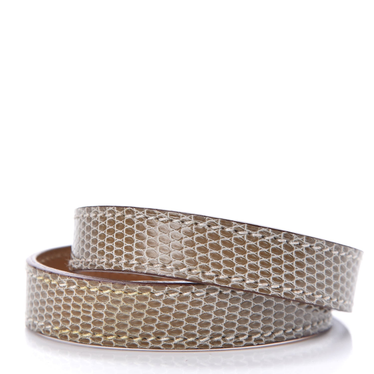 Hermes Lizard Kelly Double Tour Bracelet S Ombre 3 of 6