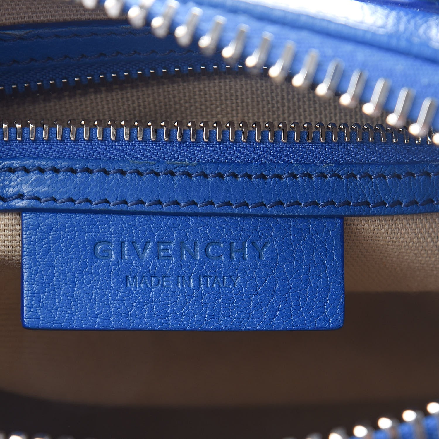 Givenchy Sugar Goatskin Mini Antigona Indigo Blue 6 of 12