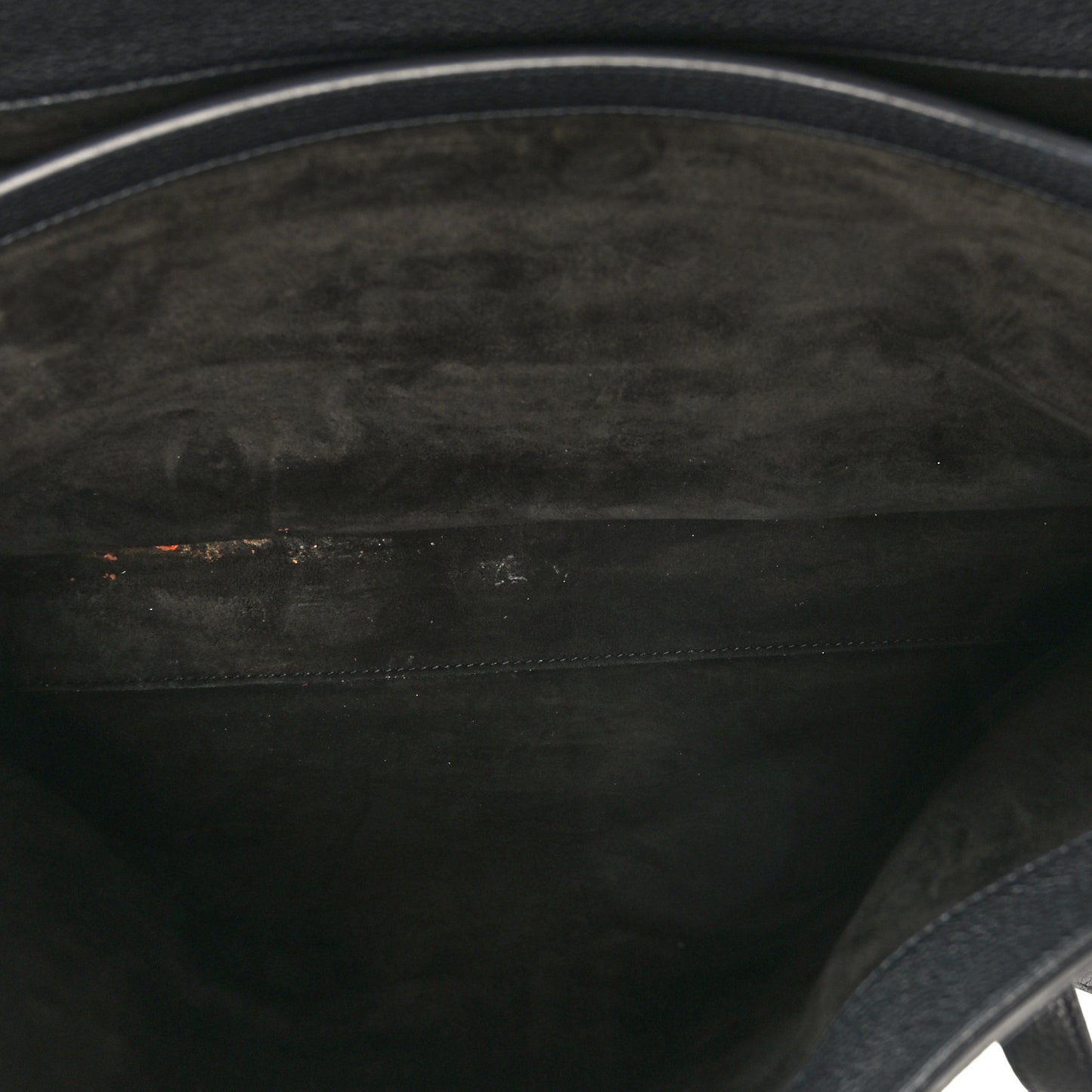 Grained Calfskin Large Soft 16 Bag Black