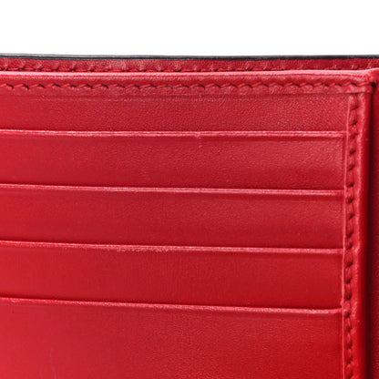 Gucci Guccissima Bi-Fold Wallet Red 10 of 10