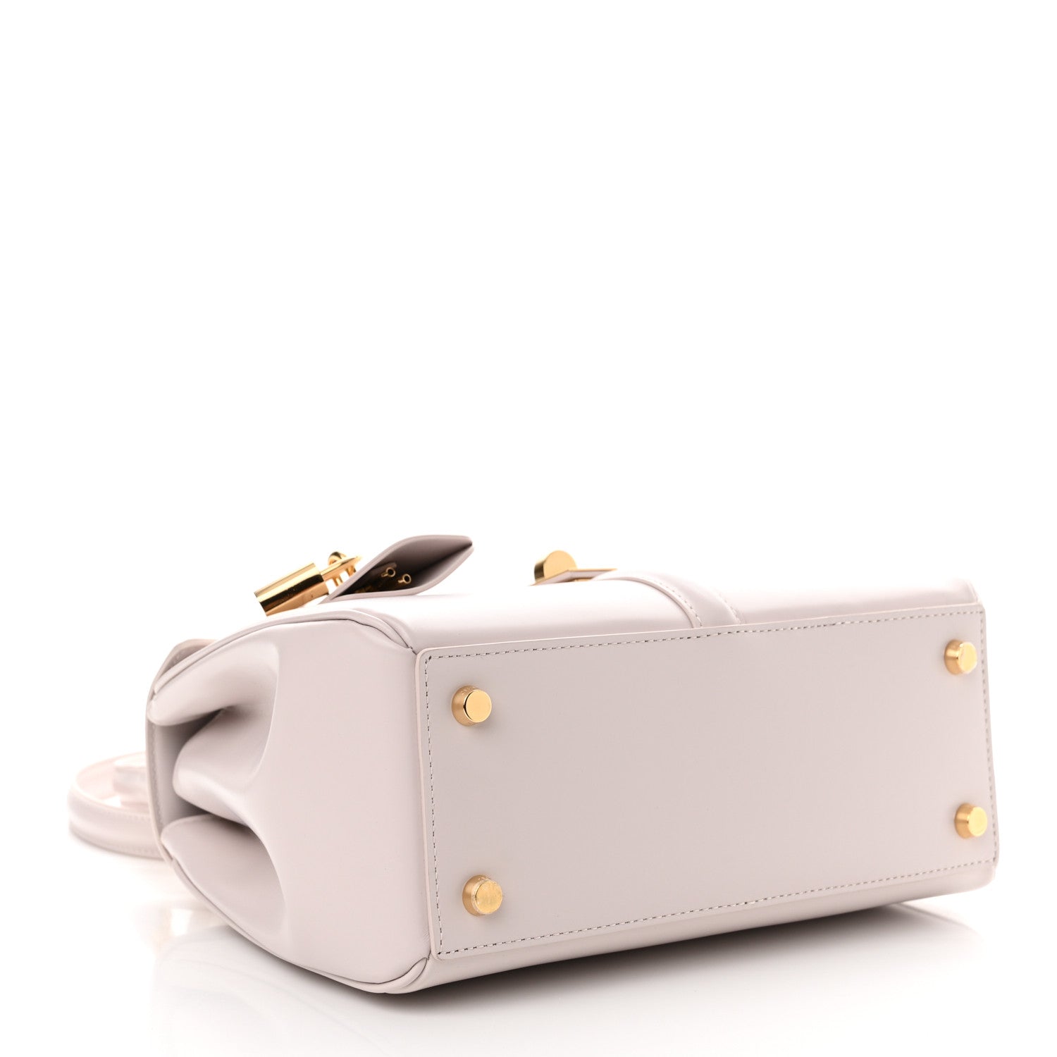 Celine Satinated Calfskin Small 16 Top Handle Bag Poudre 4 of 12