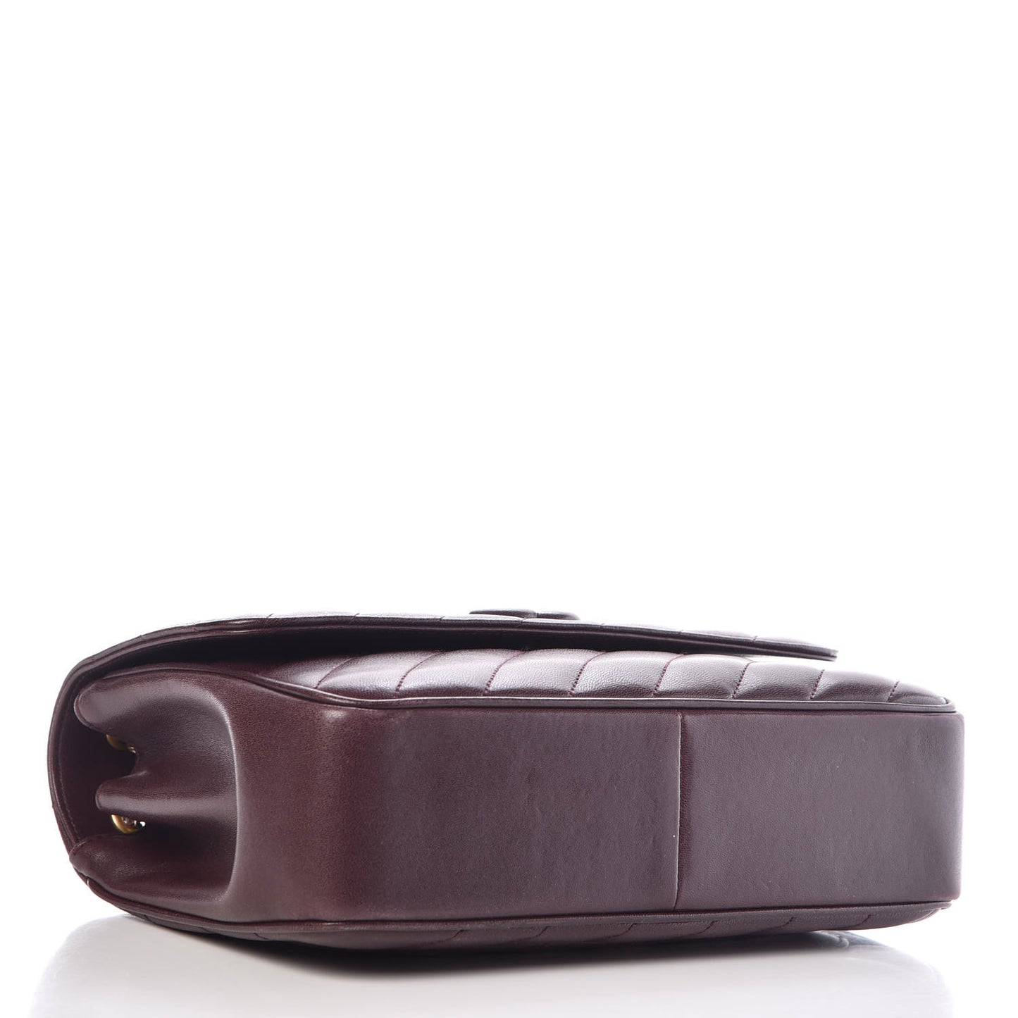 Lambskin Quilted Jumbo Coco Vintage Flap Purple