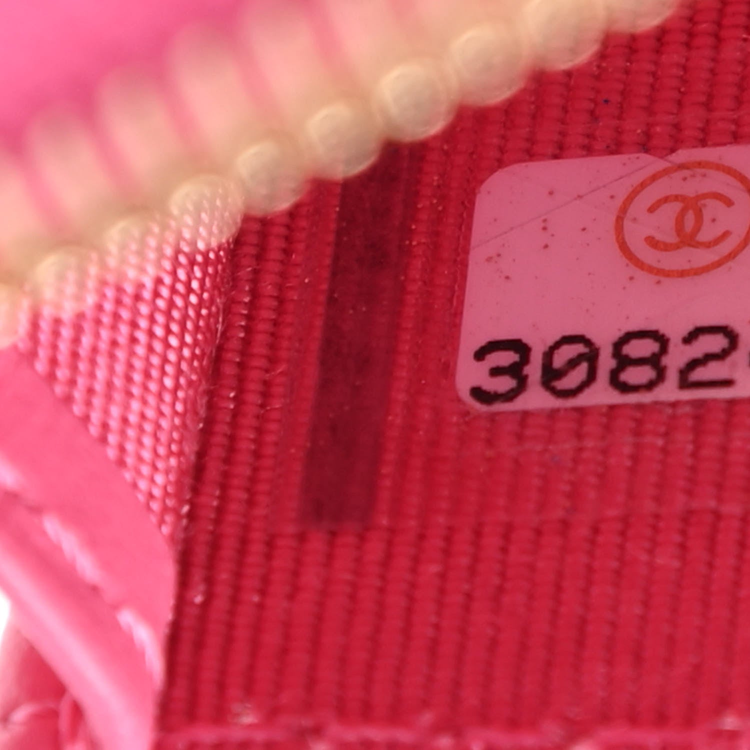 Chanel Caviar Quilted Zip Coin Purse Pink 7 of 8