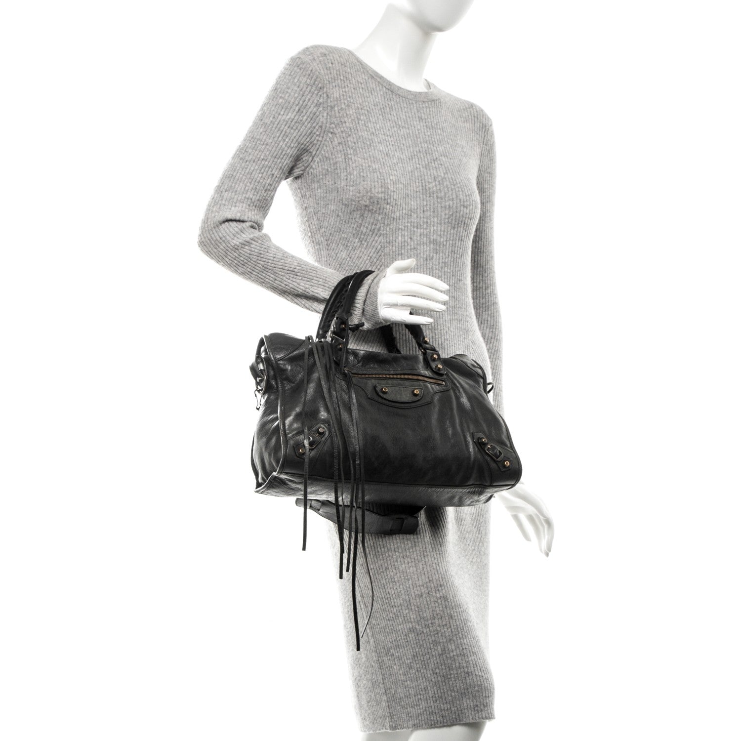 Balenciaga Agneau Classic Hardware City Black 2 of 9